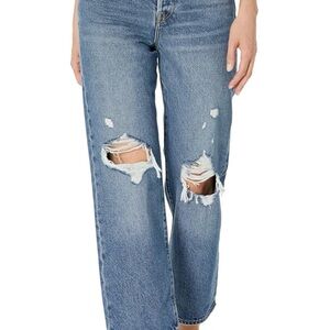 Levi’s Ribcage straight ankle jeans
